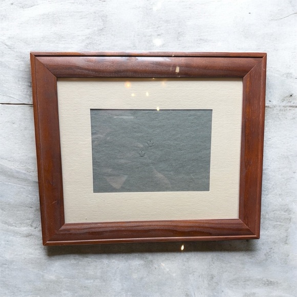 Other - Elegant Brown Wooden Frame with Cream Mat 10x12